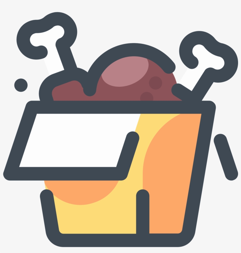 Fried Chicken Icon, transparent png download