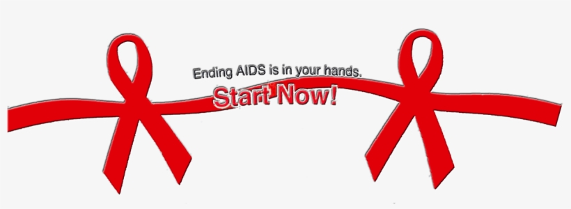 The Red Ribbon Is An International Symbol Of Aids Awareness - Red Ribbon, transparent png download