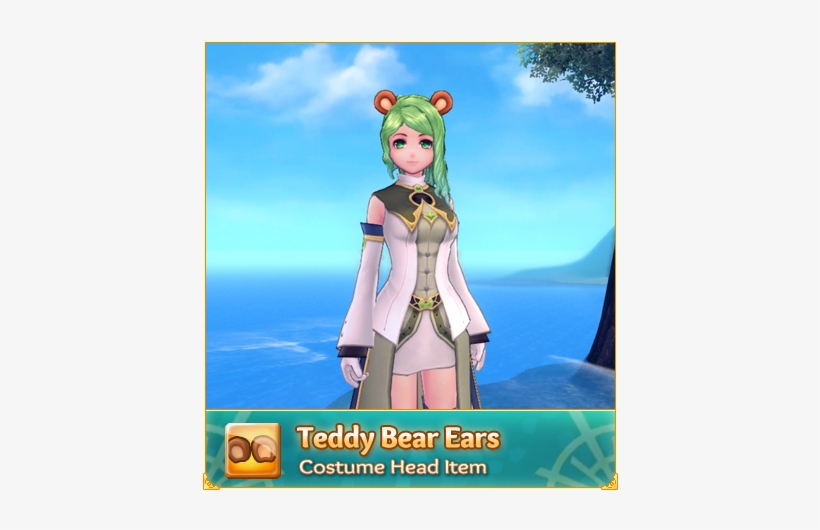 Kitty And Teddy Ears Fortune Pack - Aura Kingdom North Star Eye Patch, transparent png download