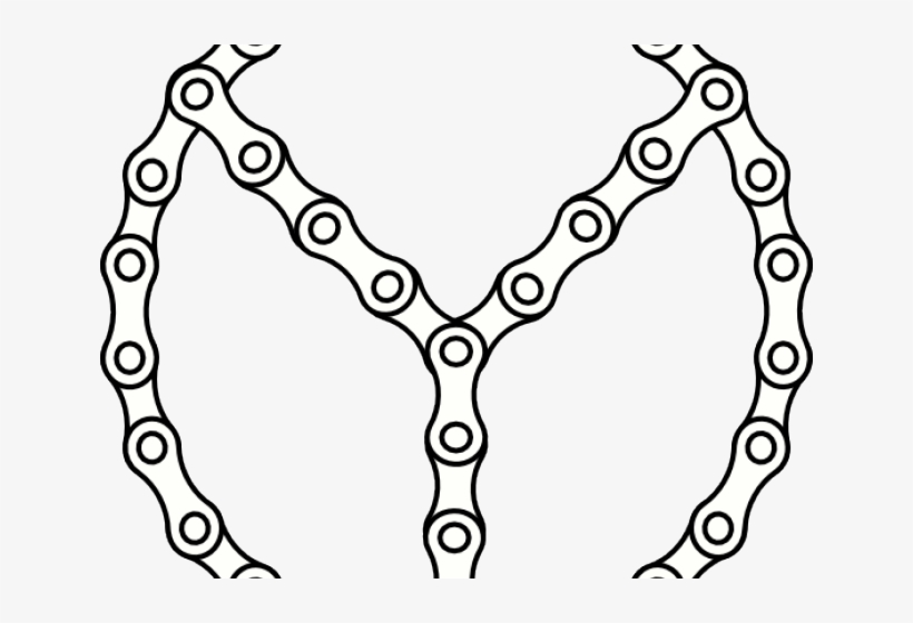 Chain Clipart Circle - Cadenas De Motos Vector, transparent png download