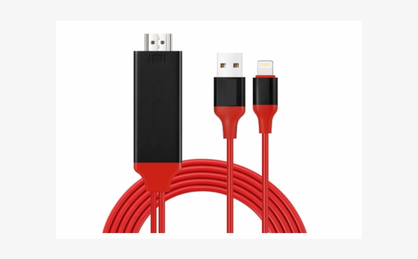 Dmg Lightning Digital Av To Hdmi 1080p Cable For Iphone, - Idisdim 1m7vup2g Iphone 7 Lightning To Hdmi Adapterdisdim, transparent png download