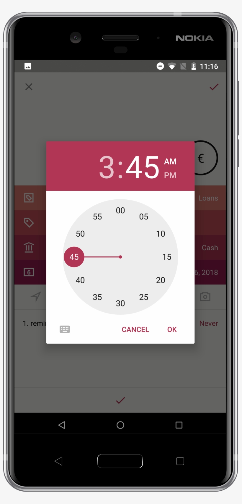 It Is Possible To Save 5 Different Reminders For Each - Smartphone, transparent png download