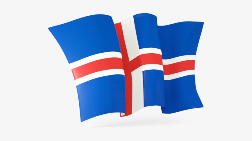 Iceland Flag Waving Png, transparent png download