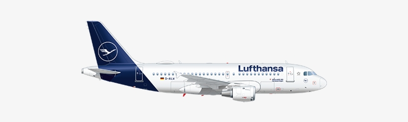 Lufthansa A319, transparent png download