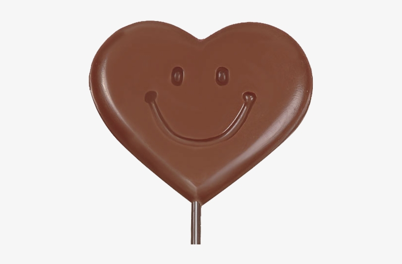 B007-2 Corazon Carita Feliz X - Chocolate, transparent png download