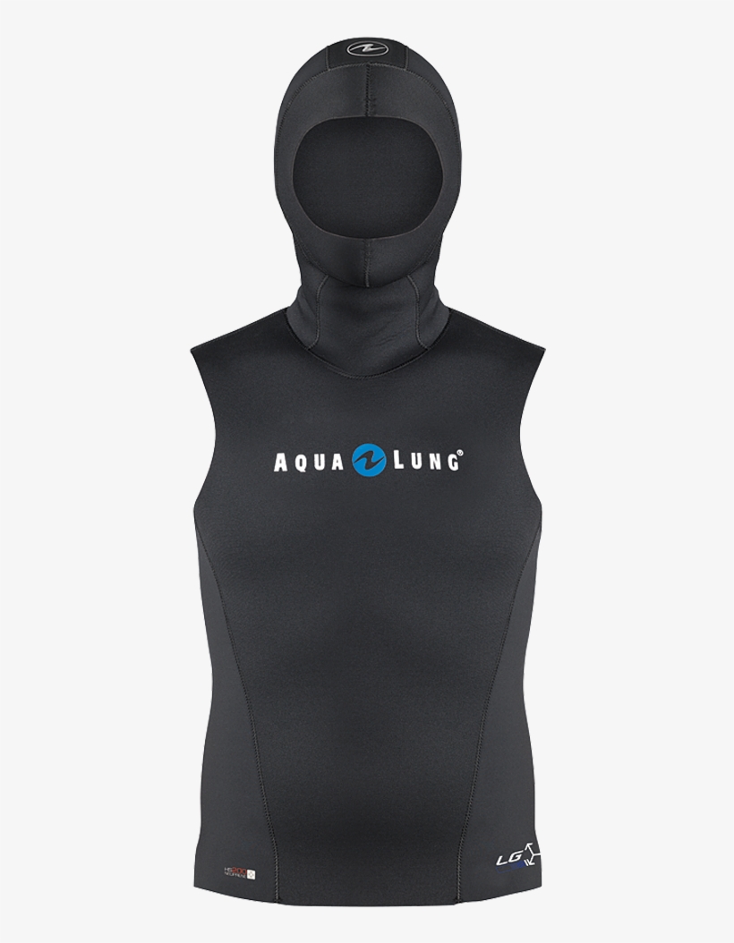 Aqualung Hooded Seavest - Aqua Lung Vest 4mm Hooded Vest Wmn 9/10, transparent png download