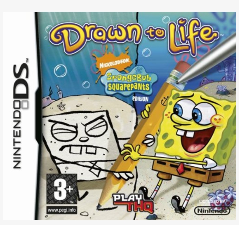 Drawn To Life Spongebob, transparent png download
