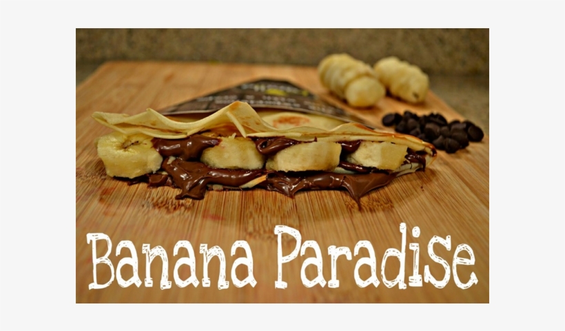 Banana Paradise-crepe - Chocolate, transparent png download