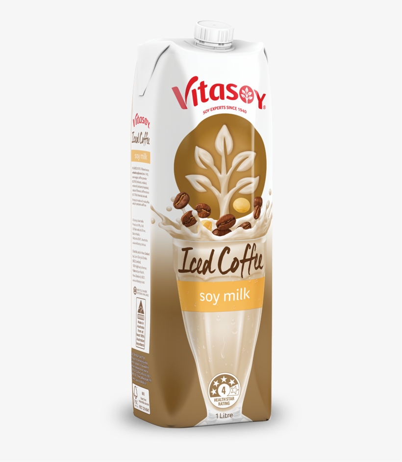 Iced Coffee Soy Milk - Vitasoy, transparent png download