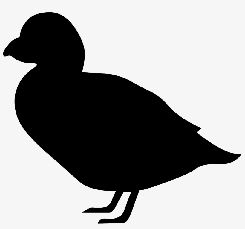 Big Image - Puffin Silhouette, transparent png download