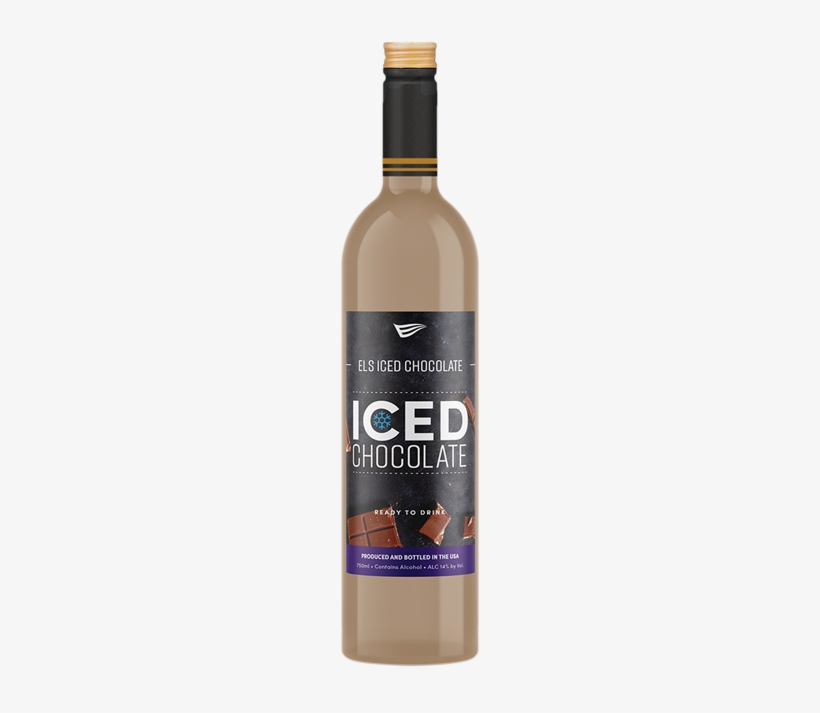 Chocolate-small - Glass Bottle, transparent png download