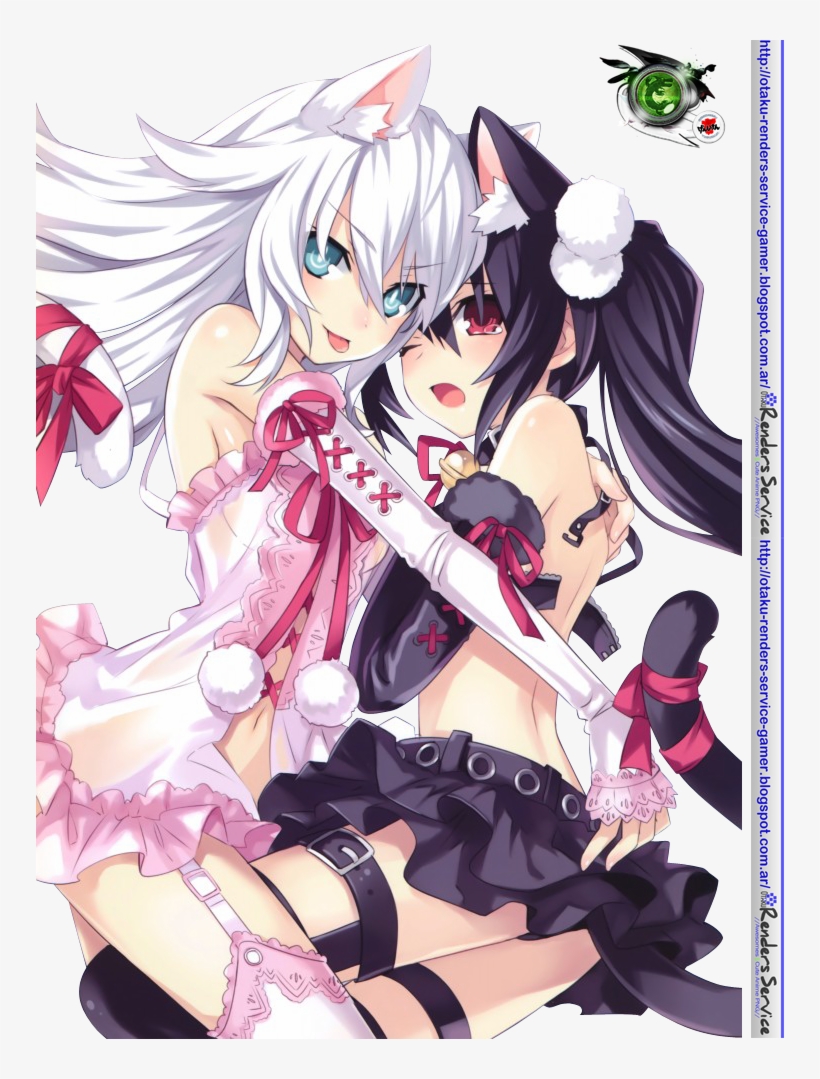Cat Girl Tsunday - Hyperdimension Neptunia Noire Cute, transparent png download