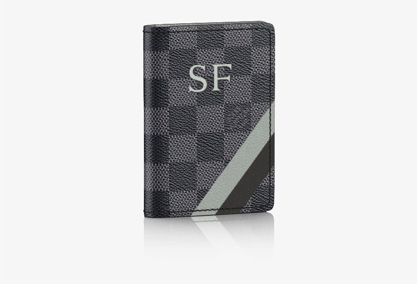 Louis Vuitton Mon Damier Graphite Pocket Organiser - Lv Pocket Organiser Initials, transparent png download