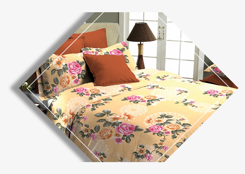 Superspun Polycotton Abstract Double Bedsheet, transparent png download