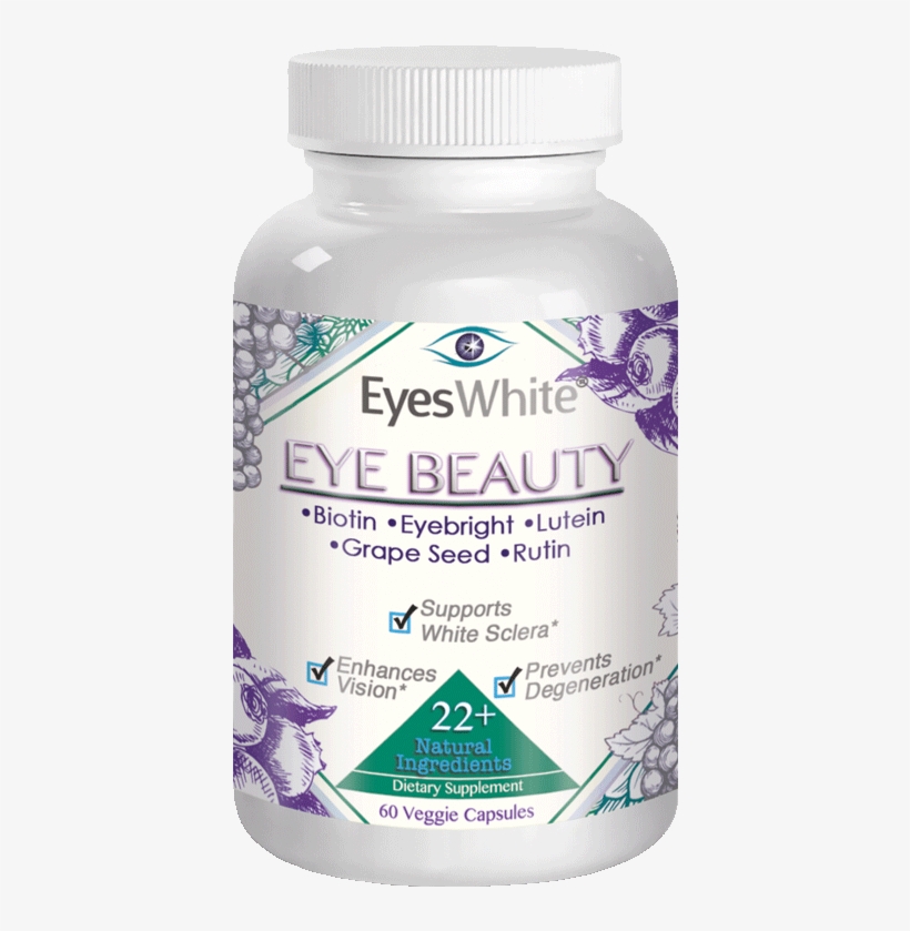 Eye Whitening Vitamin Supplement With Eyebright & Lutein - Eye Whitening Pills, transparent png download