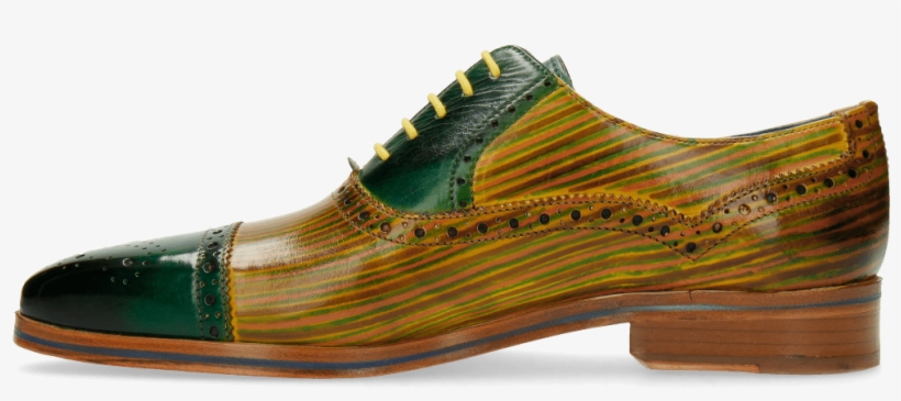 Oxford Shoes Lewis 36 Green Sun Lines Dark Brown - Melvin & Hamilton 'lewis 36' Brogues, transparent png download