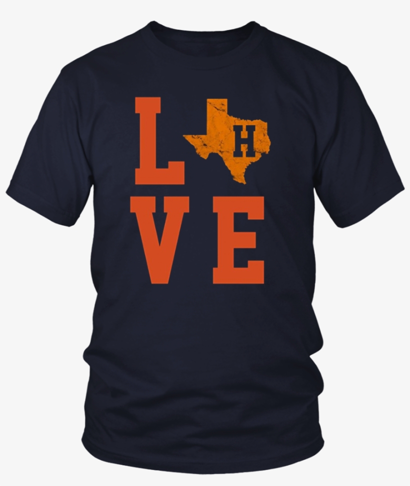 Houston Baseball Love Distressed Worlds Best Shirt - Larry Bernandez T Shirt, transparent png download