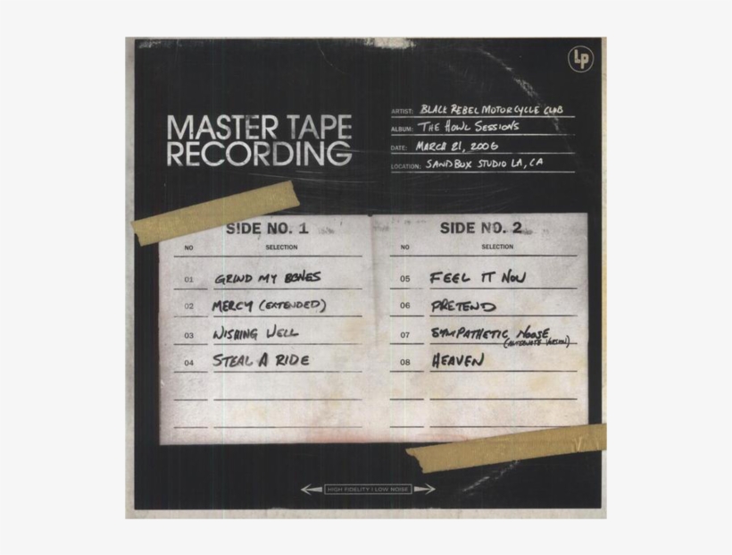 The Howl Sessions Vinyl - Black Rebel Motorcycle Club - Howl Sessions Vinyl, transparent png download