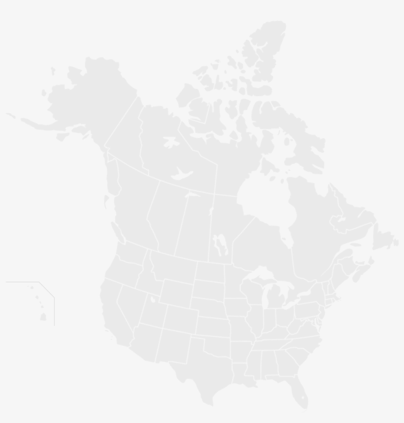 File Blankmap Usa States Canada Provinces Hi Closer - Map Of Usa And Canada States Blank, transparent png download