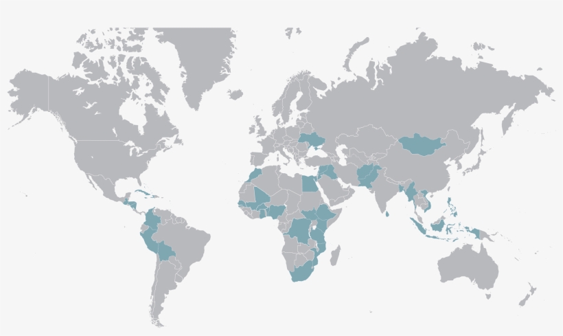 Map - World Map, transparent png download