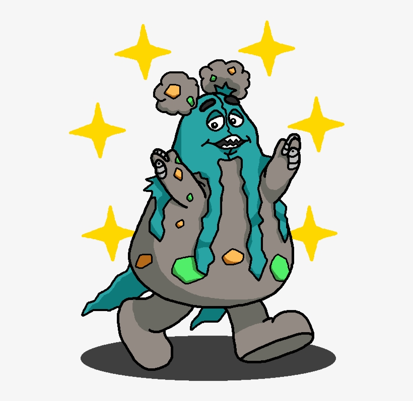 Grimace Pictures - Pokemon Shiny Rockruff, transparent png download