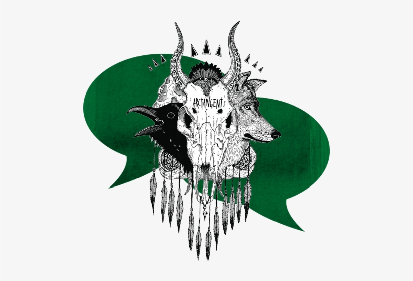 Atg Skull 500px X 500px Plus Speech Bubble - 2015 Arctangent Festival, transparent png download