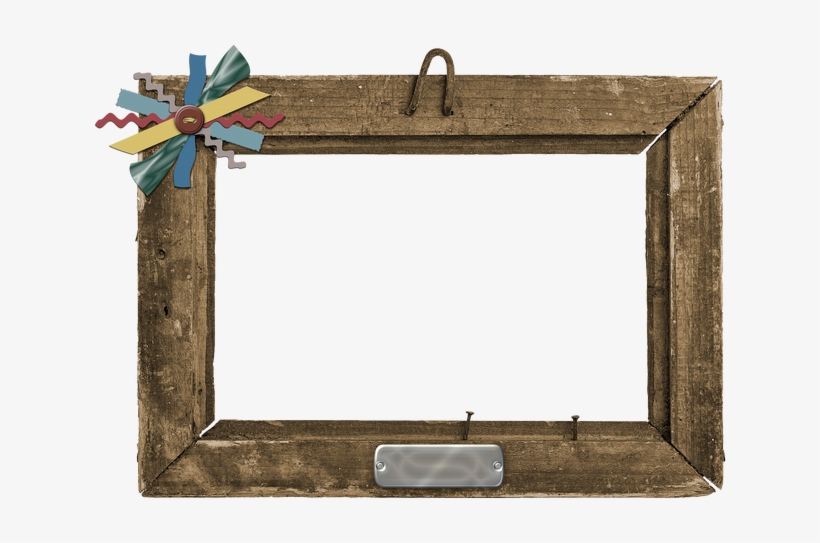 Rustic Wood Frame Png For Kids - Picture Frame, transparent png download