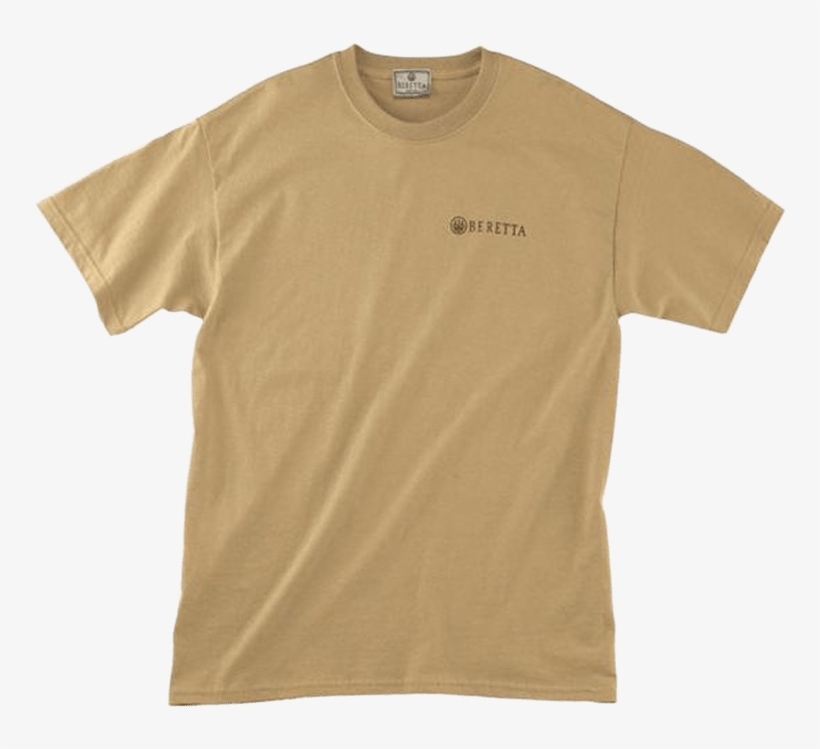 Beretta Usa Trident T-shirt Trident Logo Adult Cotton - Mustard V Neck T Shirt, transparent png download