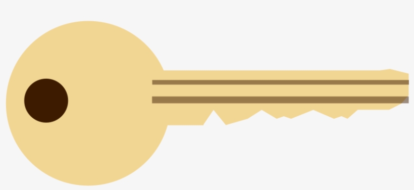 Gold Key Clipart - Clipart Of Yellow Key, transparent png download