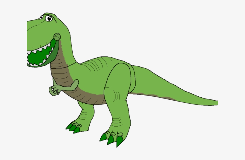 Dinosaur Cartoon Images - Rex Toy Story Dibujo, transparent png download