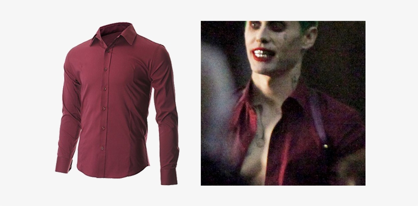 The Joker Wine Shirt - Suicide Squad Joker Red Shirt, transparent png download