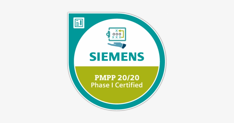 Siemens Pmpp 20/20 Phase I Certificate Siemens Industry - Siemens, transparent png download