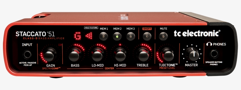 Staccato'51 - Tc Electronic Bass Amp, transparent png download