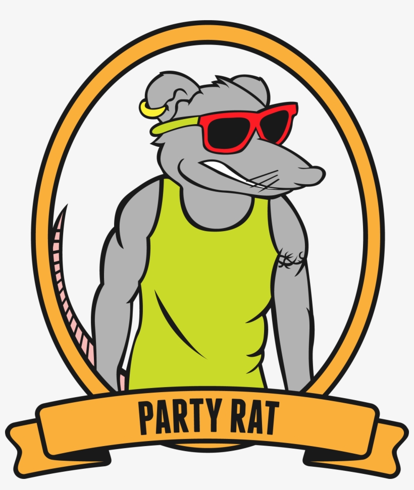 Social Drinking Is At The Core Of His Being - Rats Having A Party, transparent png download
