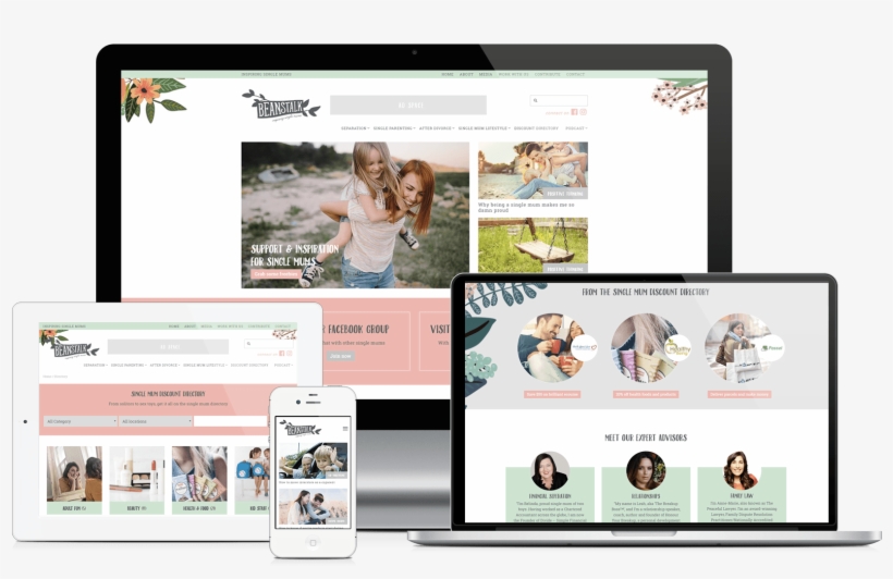 Beanstalk Mums - Wordpress, transparent png download