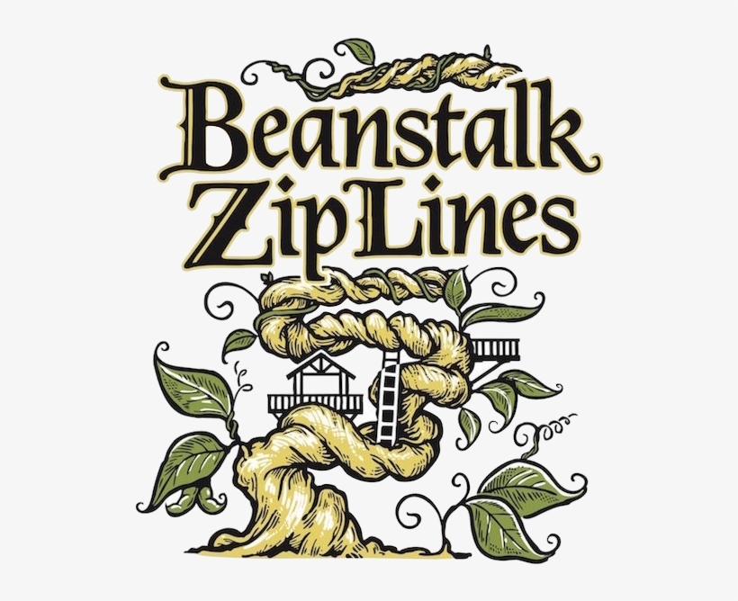 Bean Stalk Zip Lines Of Illustration PNG Image