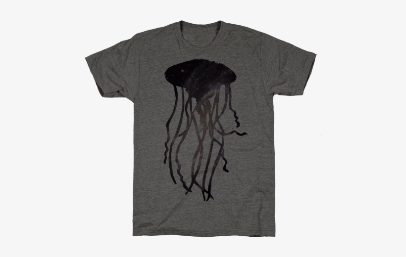 Galactic Jellyfish Mens T-shirt - Jellyfish Type Tee, transparent png download