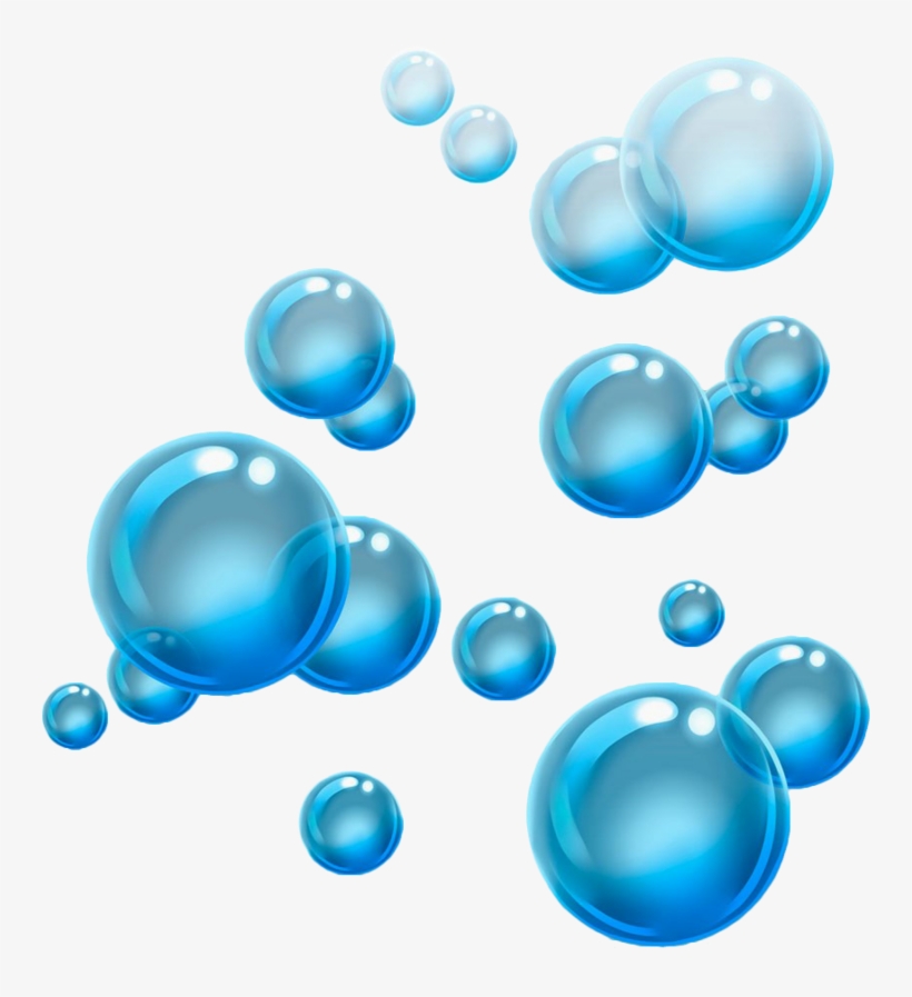Mq Blue Bubbles Bubble Soapbubble - Bolhas De Agua Png, transparent png download