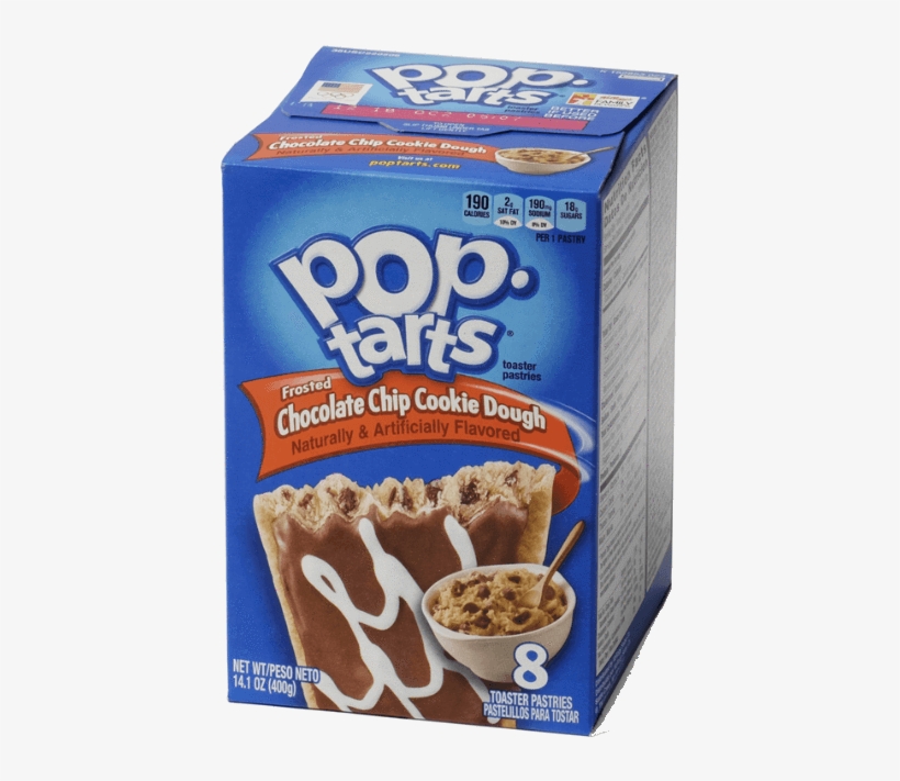 Chocolate Chip Cookie Dough - Chocolate Chip Cookie Pop Tart, transparent png download