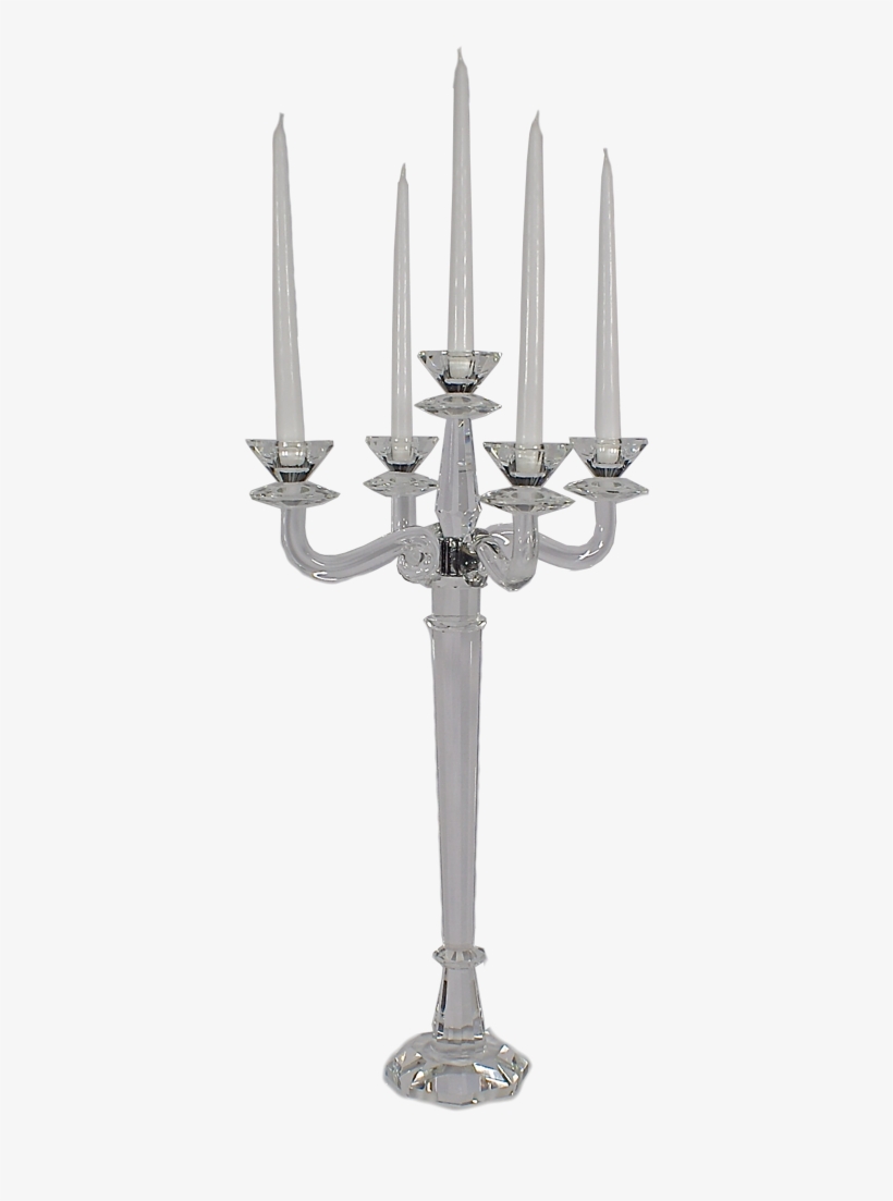 Curate Crystal Candelabra Candles, transparent png download