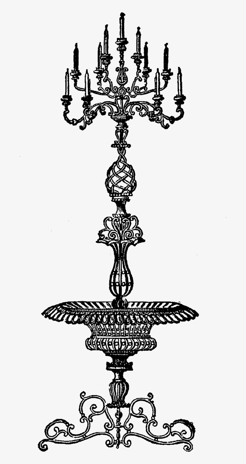 Digital Candelabra Download - Illustration, transparent png download