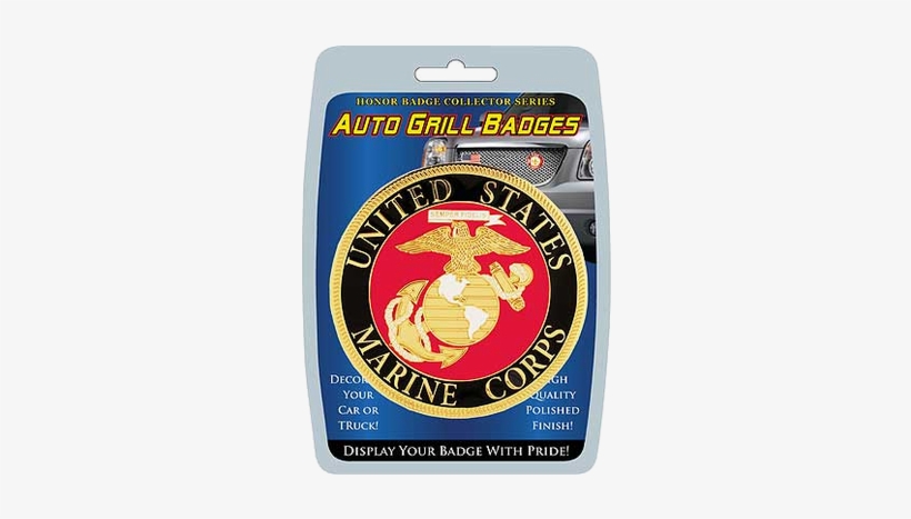 Findingking U S M C Car Grille Badge 3, transparent png download
