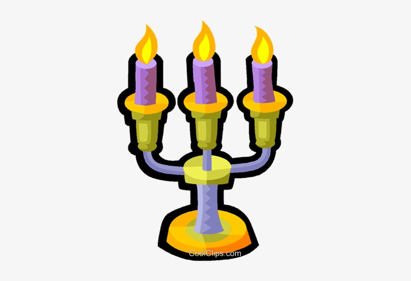 Candelabra Royalty Free Vector Clip Art Illustration - Illustration, transparent png download
