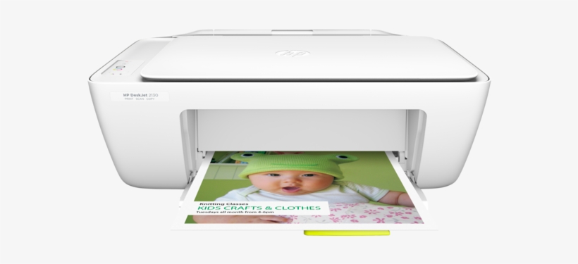 Center - Hp Deskjet 2130 All-in-one Inkjet Printer, transparent png download
