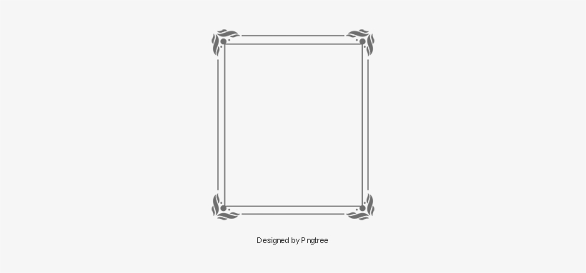 Simple Border, Simple, Frame, European Photo Frame - Portable Network Graphics, transparent png download