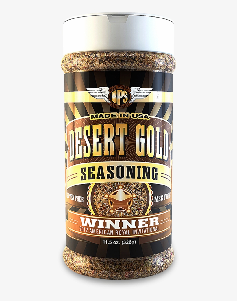 Big Poppa's Desert Gold Rub - Big Poppa Smokers Desert Gold Rub, transparent png download