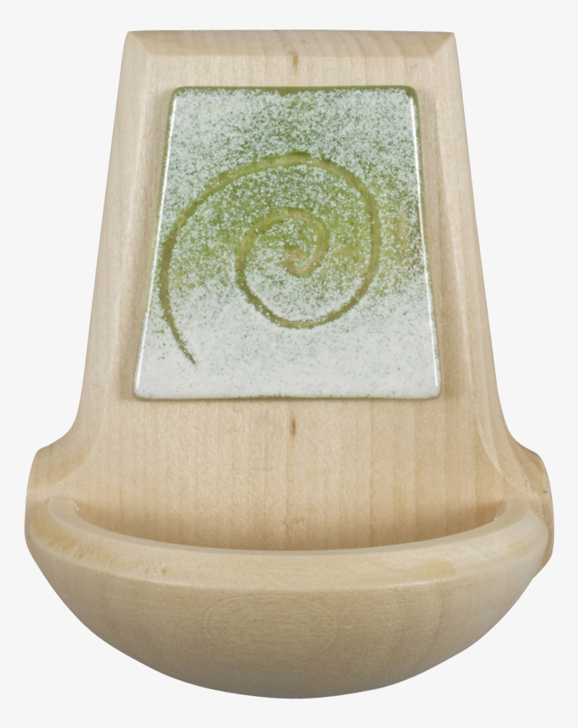 Holy Water Font - Motivationsgeschenke Weihwasserkessel Holz Glasauflage, transparent png download