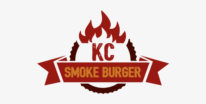 All Burgers Are Flame-grilled And Smoked To Perfection - Kc Smoke Burger Logo, transparent png download