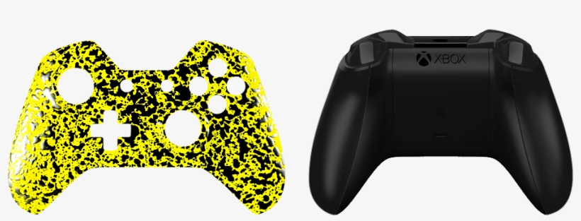 3d Splash Yellow Min - 3d Splashing Replacement Front Shell For Xbox One Controller, transparent png download