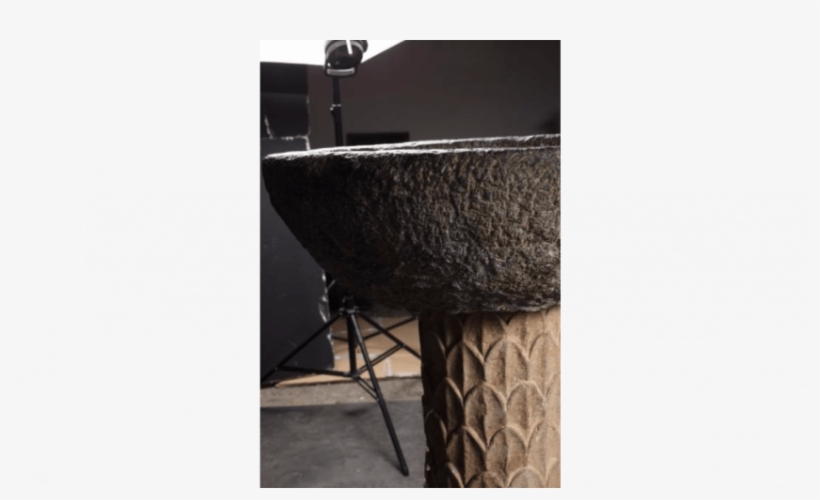 Baptismal Font Or Holy Water Stoup Carved Stone - Baptismal Font, transparent png download